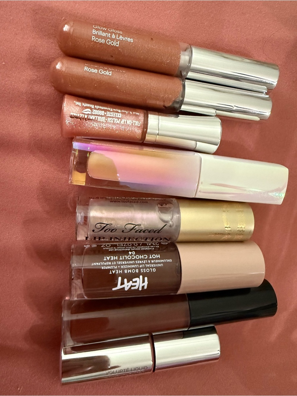 Lot of 8 lip glosses, plumper and balm. Gloss, plumping moisturizer lips